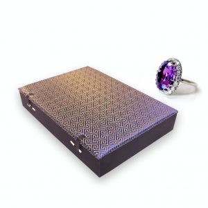 brocade silk jewelry box