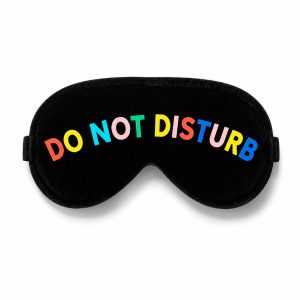 Custom Printed Velvet Sleeping Mask