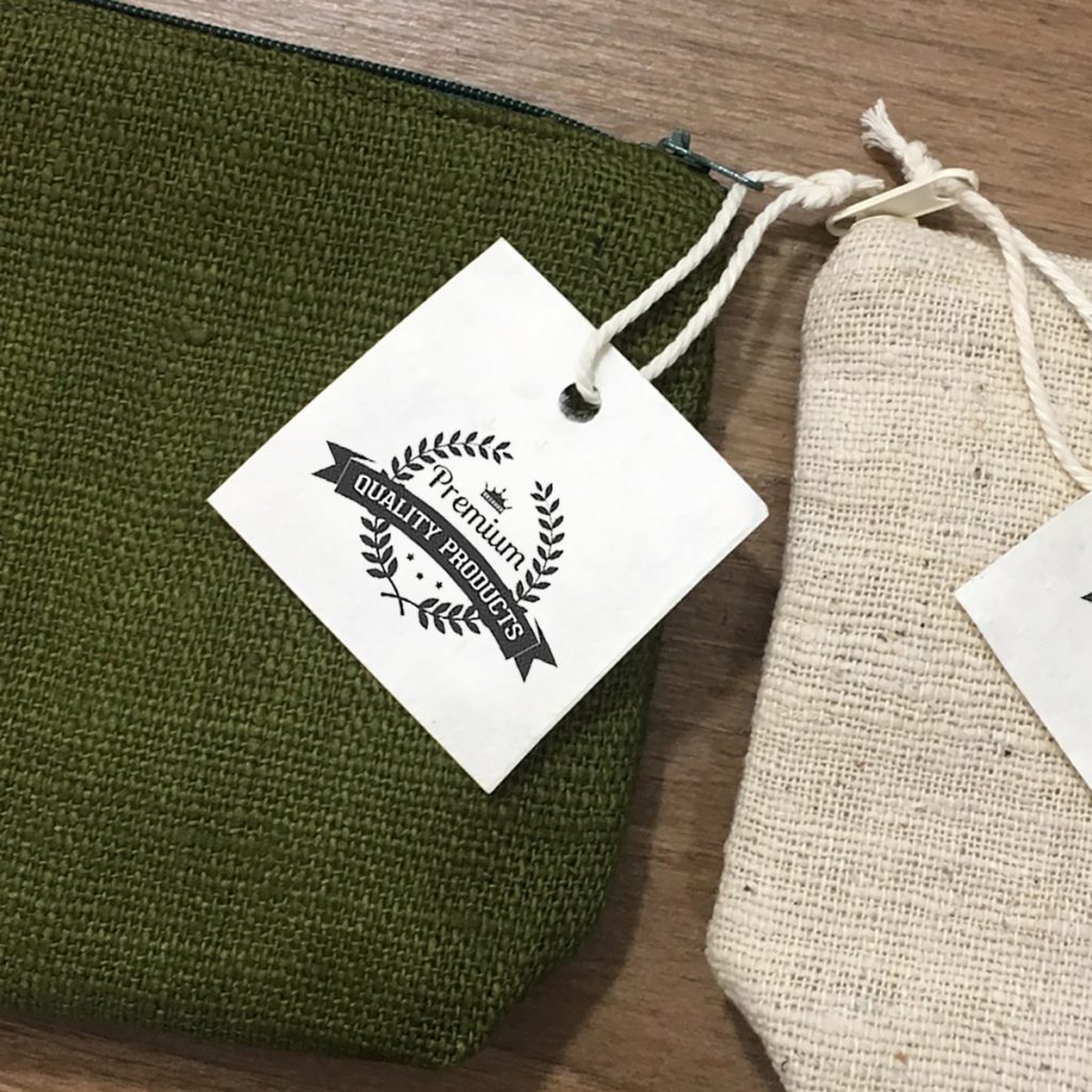 hemp makeup bag