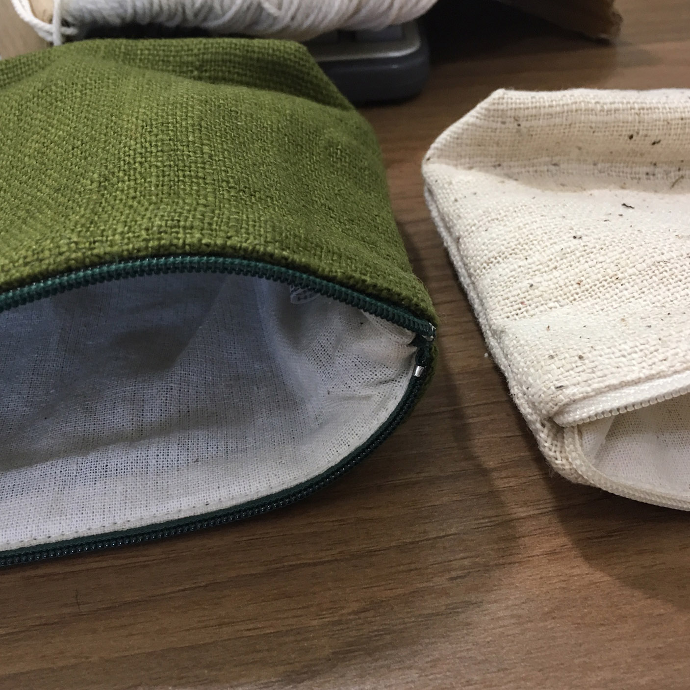 Small Hemp Cosmetic Bags Wholesale By Eco Bag Factory