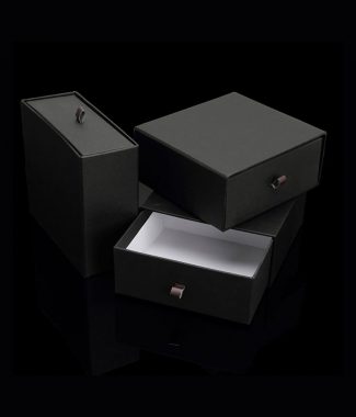 Black paper drawer box