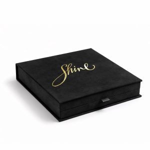 Luxury Black Suede Presentation Boxes