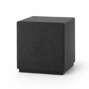 Black Matte Rigid Box with Blind Debossed Logo