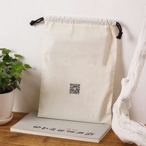 logo printed muslin cotton bags