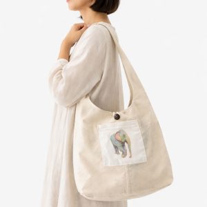 Custom Printed Bohemian Cotton Monk Bag