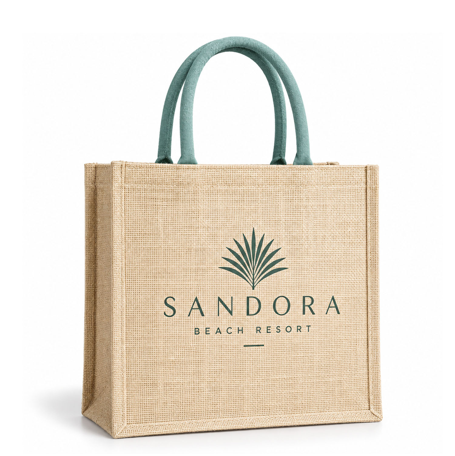 custom logo printed jute tote bag Thailand