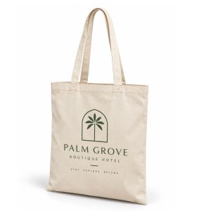 Eco Bag with Logo – Classic Square Cotton Shopping Bag