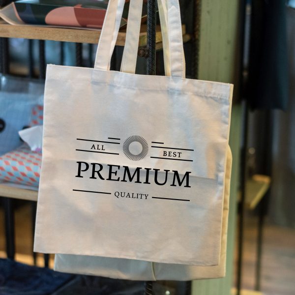 Personalised cotton tote bags