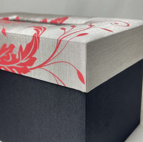 Custom printed tissue silk box