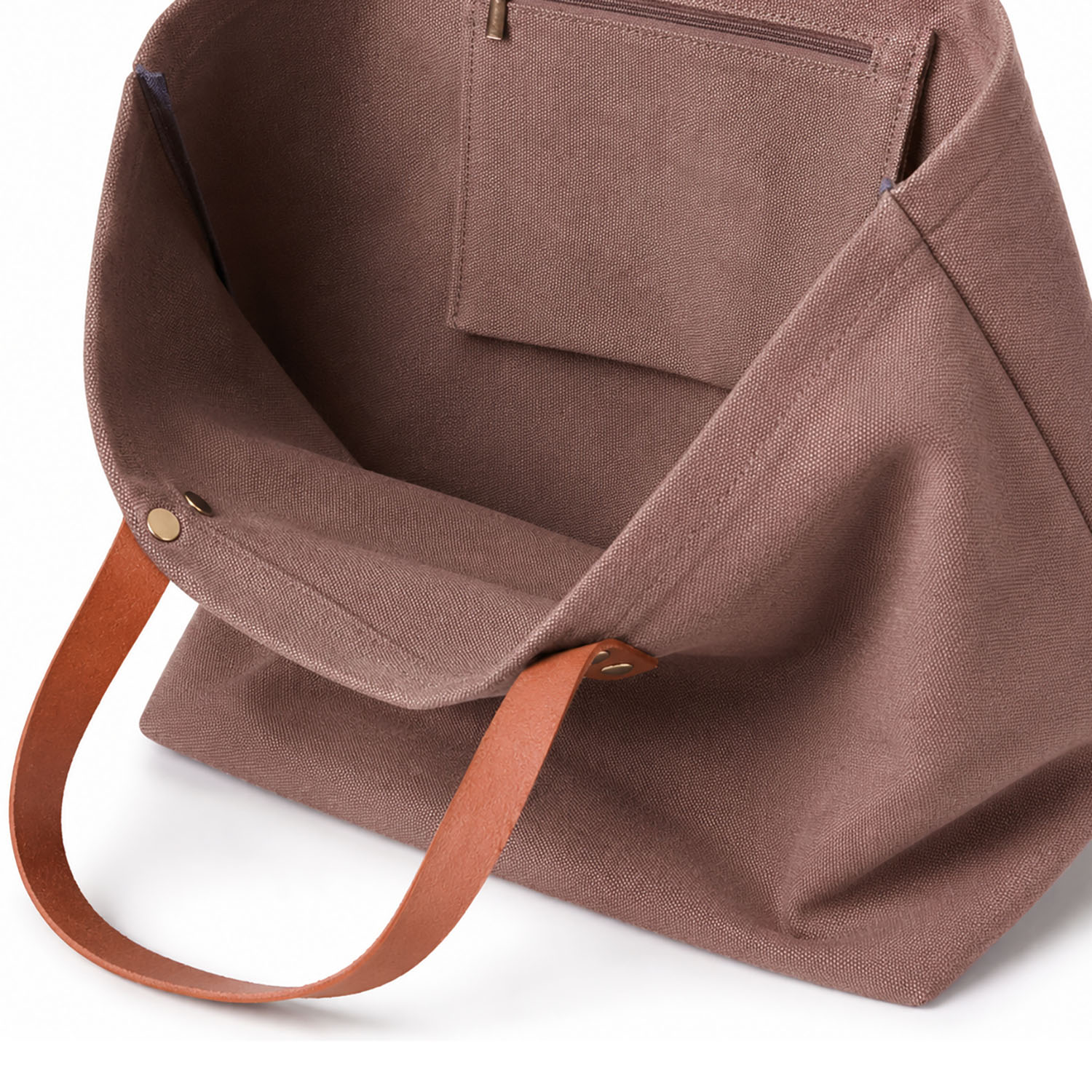 custom canvas tote bags brown