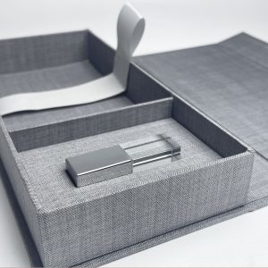 Linen USB Boxes