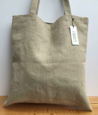 Eco friendly linen shopping bag