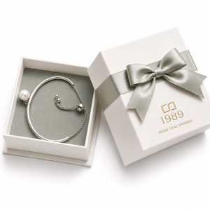 Foil Embossed Jewelry Box | Custom Logo & Velvet Interior
