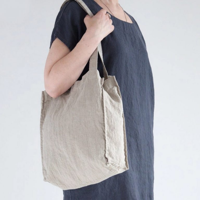 Large Linen Shoulder Bag - PRESTIGE CREATIONS FACTORY | CUSTOM BAGS ...