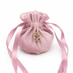 custom velvet pouch