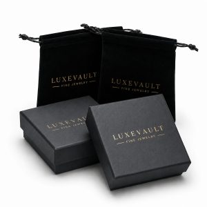Gold Foil Stamped Jewelry Box — Premium Paper | Custom Logo | Wholesale Thailand