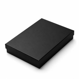 luxury matte black rigid box