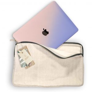 Sleeve style hemp notebook bag
