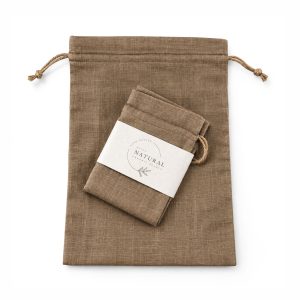 hemp drawstring bag for packaging