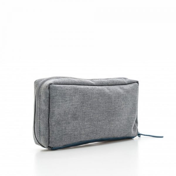 stylish linen cosmetic pouch