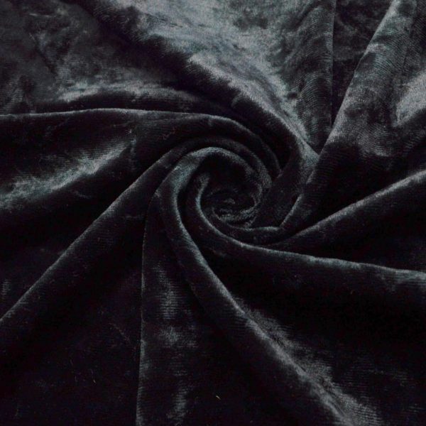 Black velvet fabric