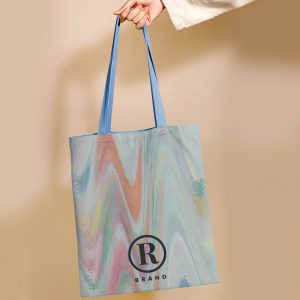 Custom printed tote bag
