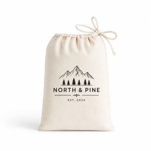 One Color Printed Cotton Produce Bag