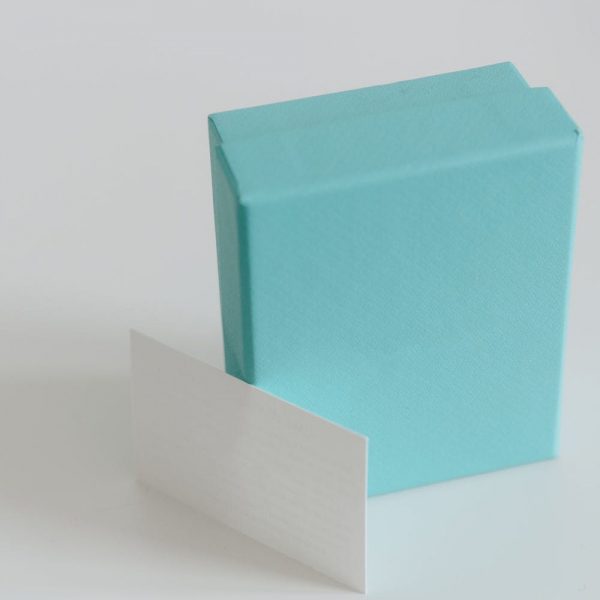 Blue paper gift box