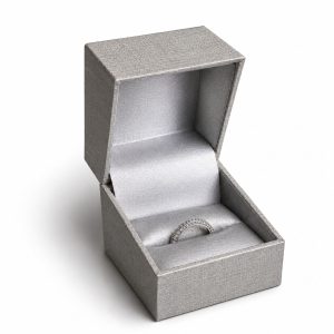 Silver Thai Silk Ring Box