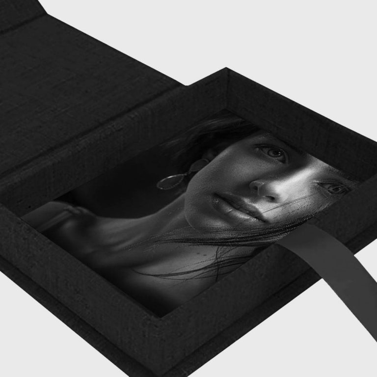 Linen Photo Box