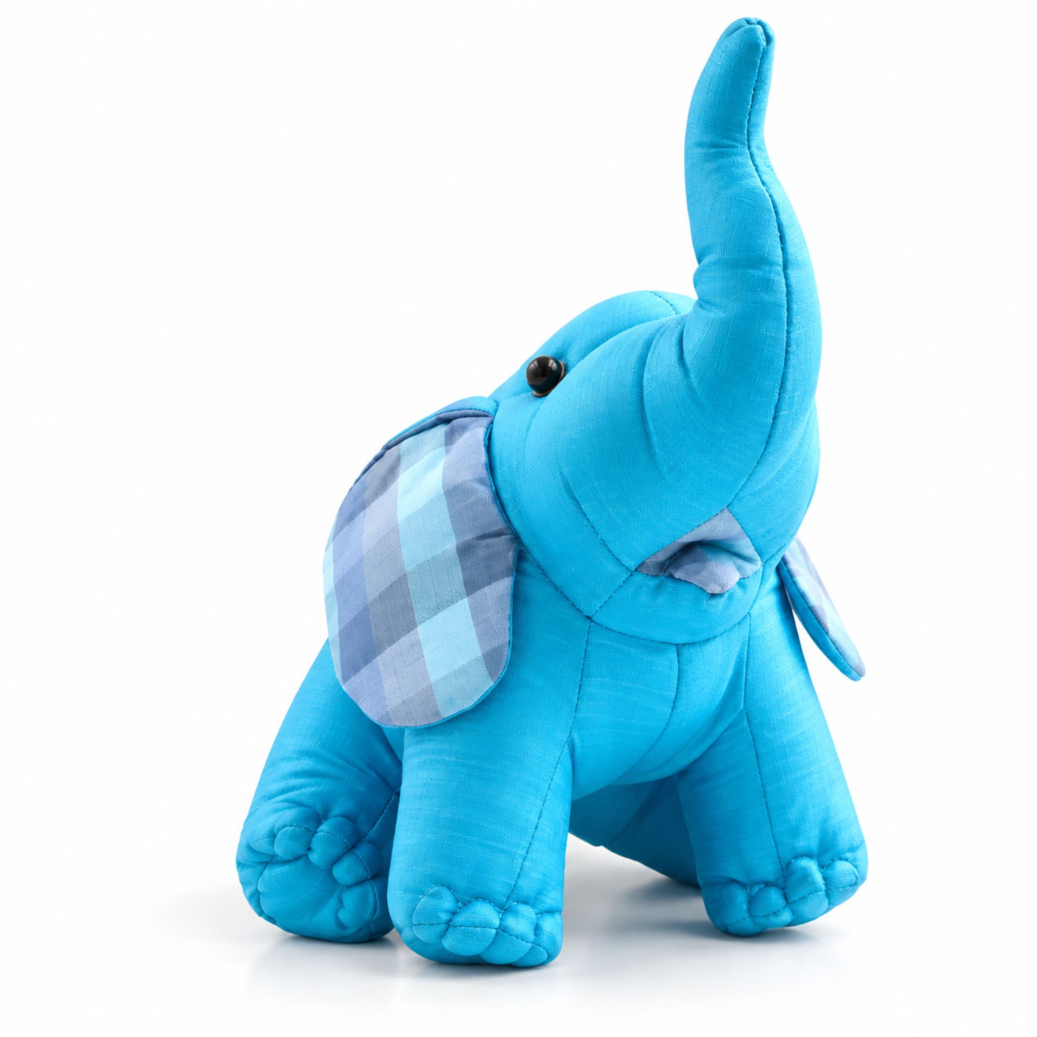 Handmade Thai Silk Standing Elephant
