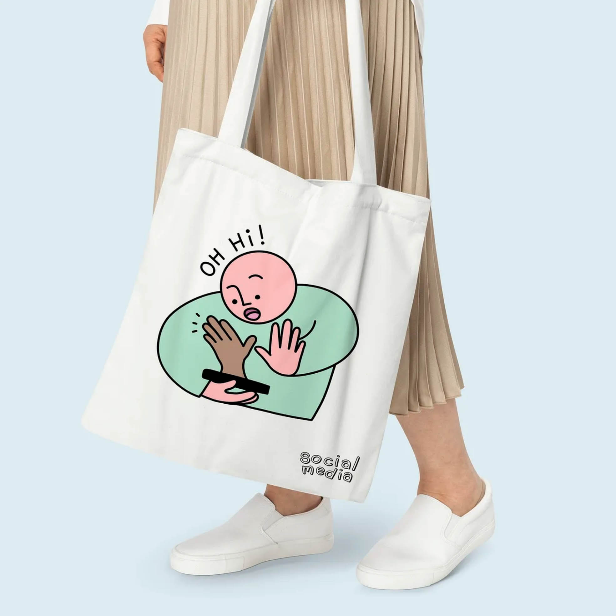 Custom Color Canvas Shopping Bag Made in Thailand
