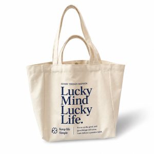 Custom Canvas Tote Bag with Magnet Closure