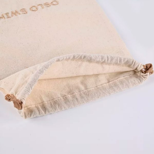 Linen drawstring bag sold wholesale