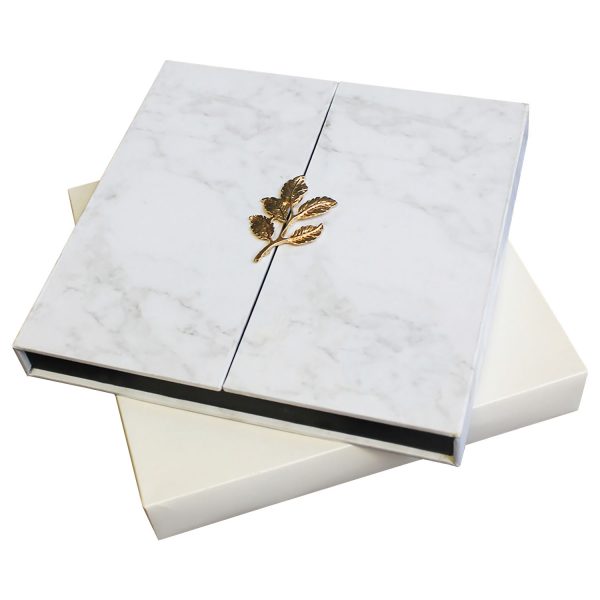 Marble wedding box for invitation cards