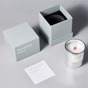 grey candle gift box