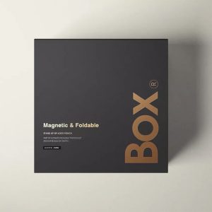 Magnetic packaging box