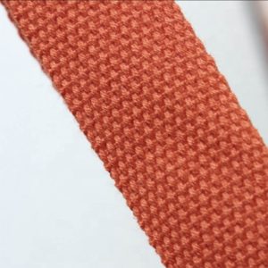 Orange cotton shoulder strap
