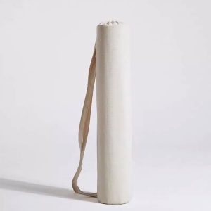 plain canvas cotton yoga bag