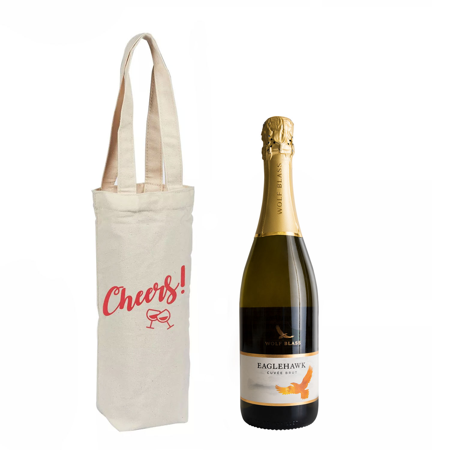 Wine bottle packaging bag