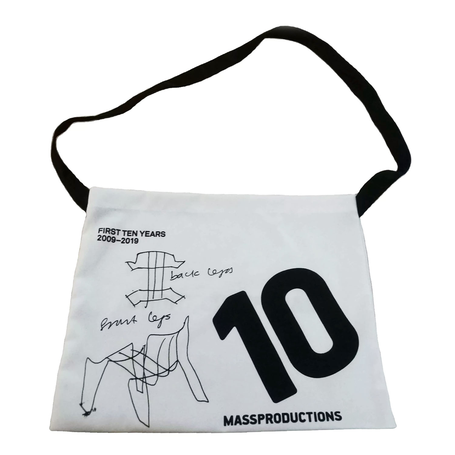 Example of custom printed musette cycling bag