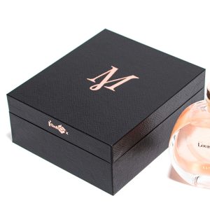Luxury foil stamped perfume bottle box