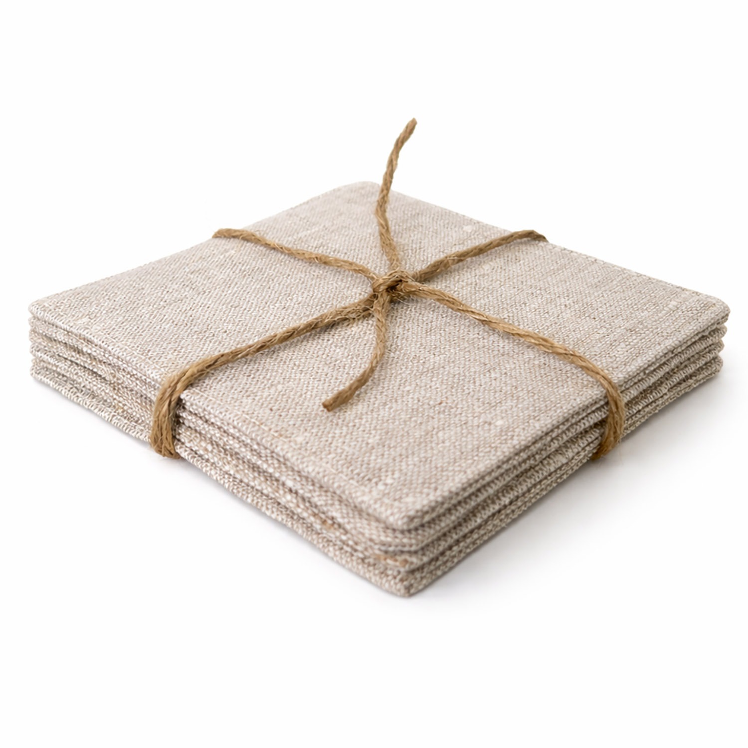 Natural Eco-Friendly 100% Linen Coaster