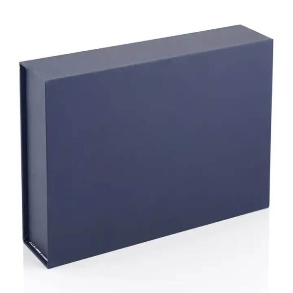 Navy blue packaging box