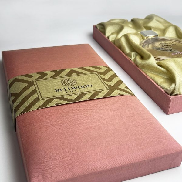 Luxury corporate gift silk box