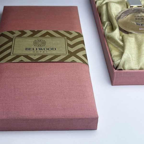 Luxury premium gift Thai silk box for corporate packaging