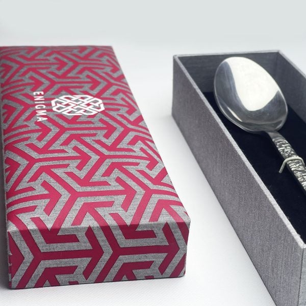 Logo printed silk gift box