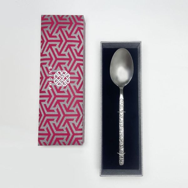 Custom logo printed silk gift box for spoons