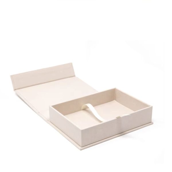 Handmade Natural Linen Photo Box
