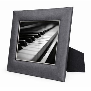 Charcoal Thai Silk Photo Frame